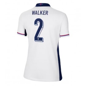 England Kyle Walker #2 Hjemme skjorte til dame EM 2024 Kortermet